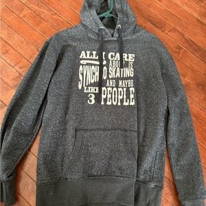 Gray Graphic Hoodie